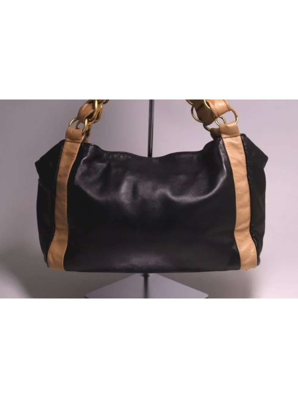 Chanel Bicolor Lambskin Shoulder
